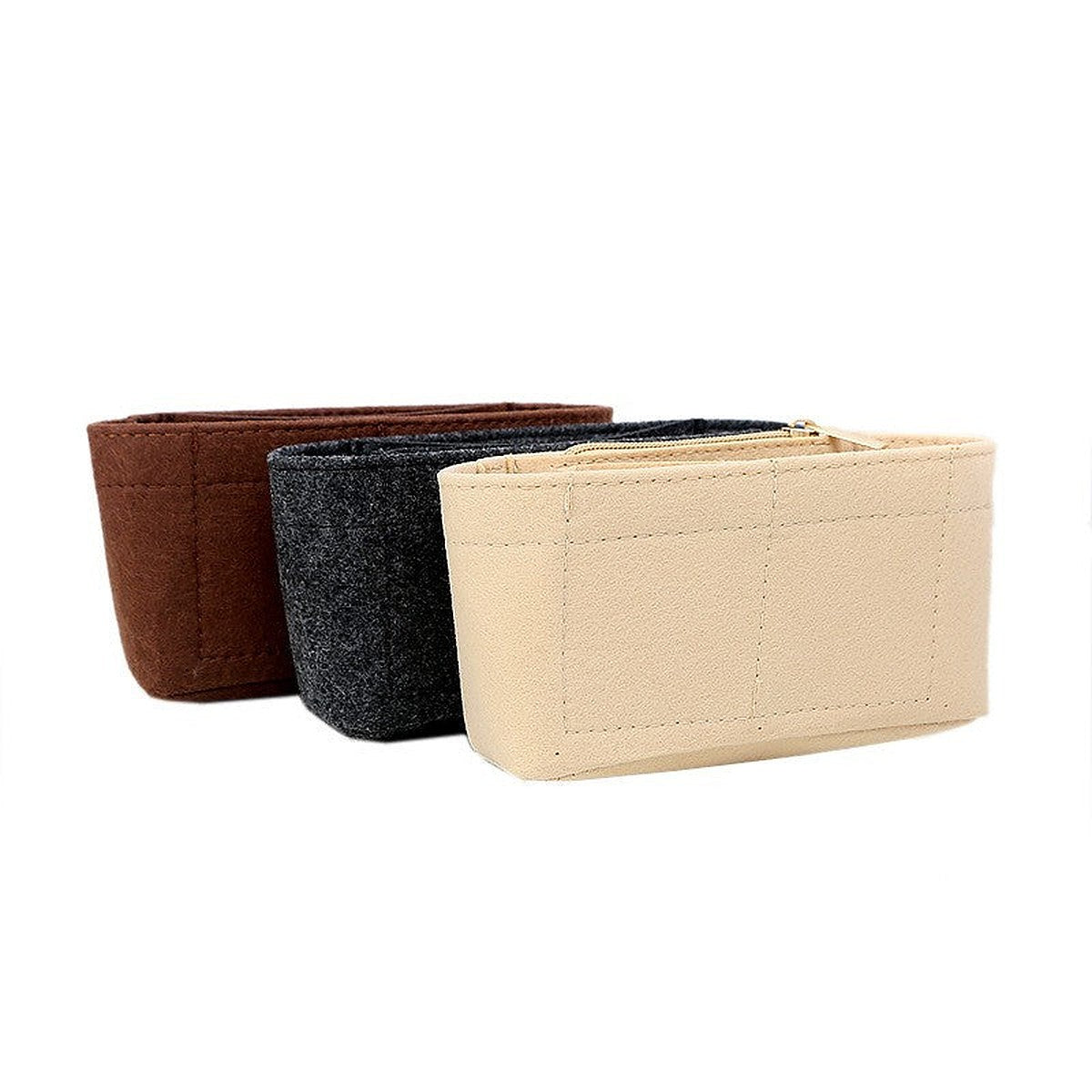 Felt bag organizer insert by Glow Ritual