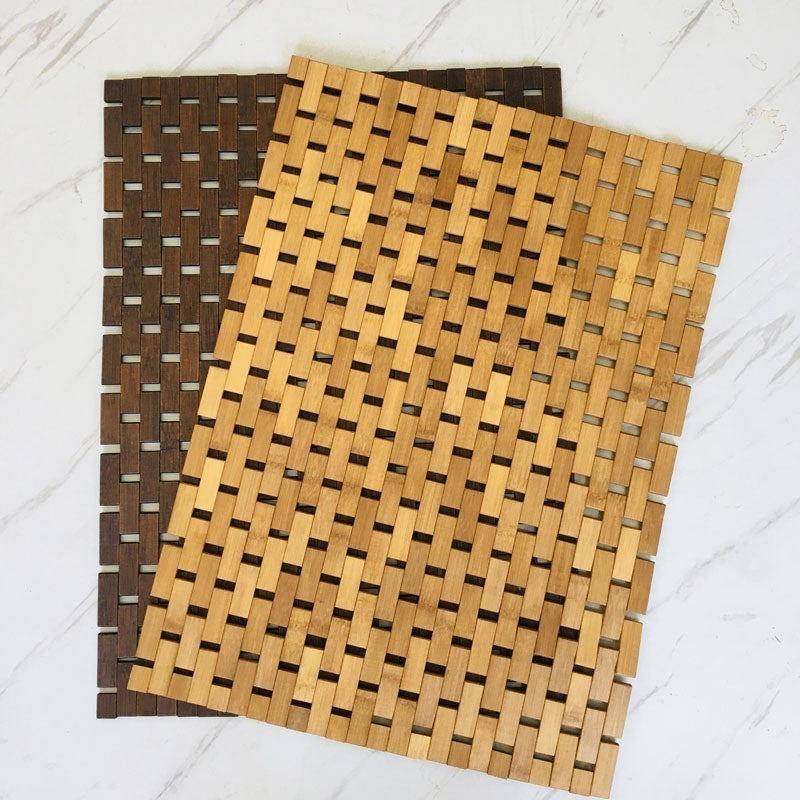 Bamboo bath mat by Glow Ritual