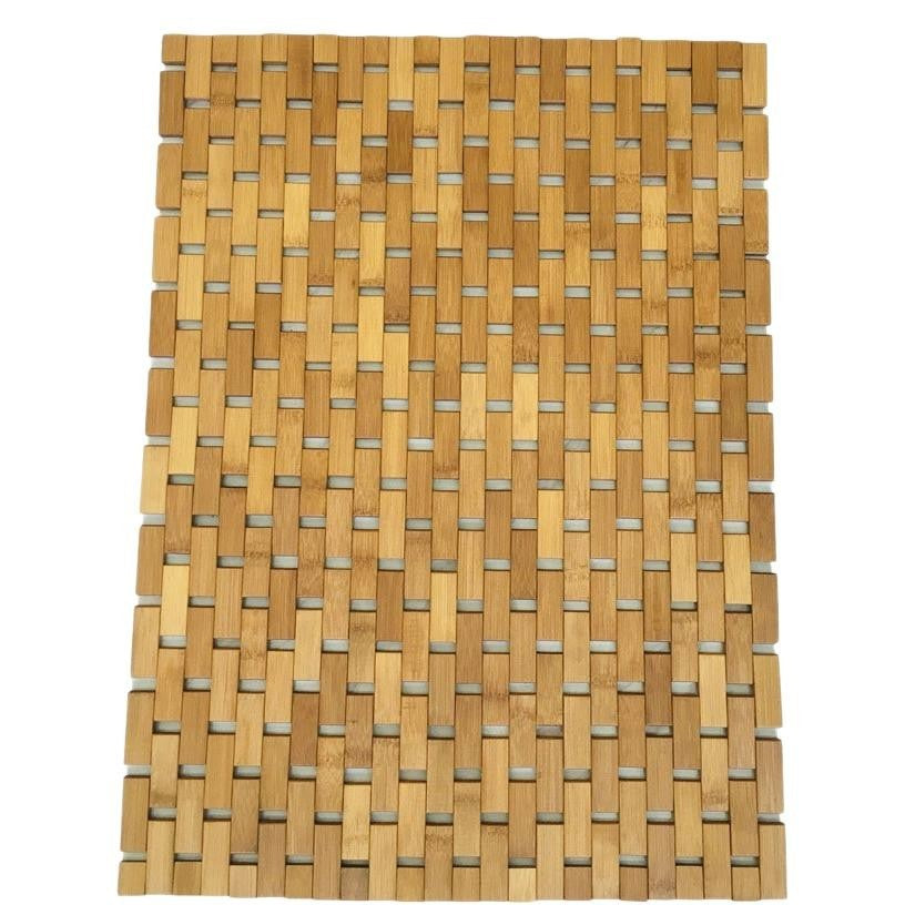 Bamboo bath mat by Glow Ritual