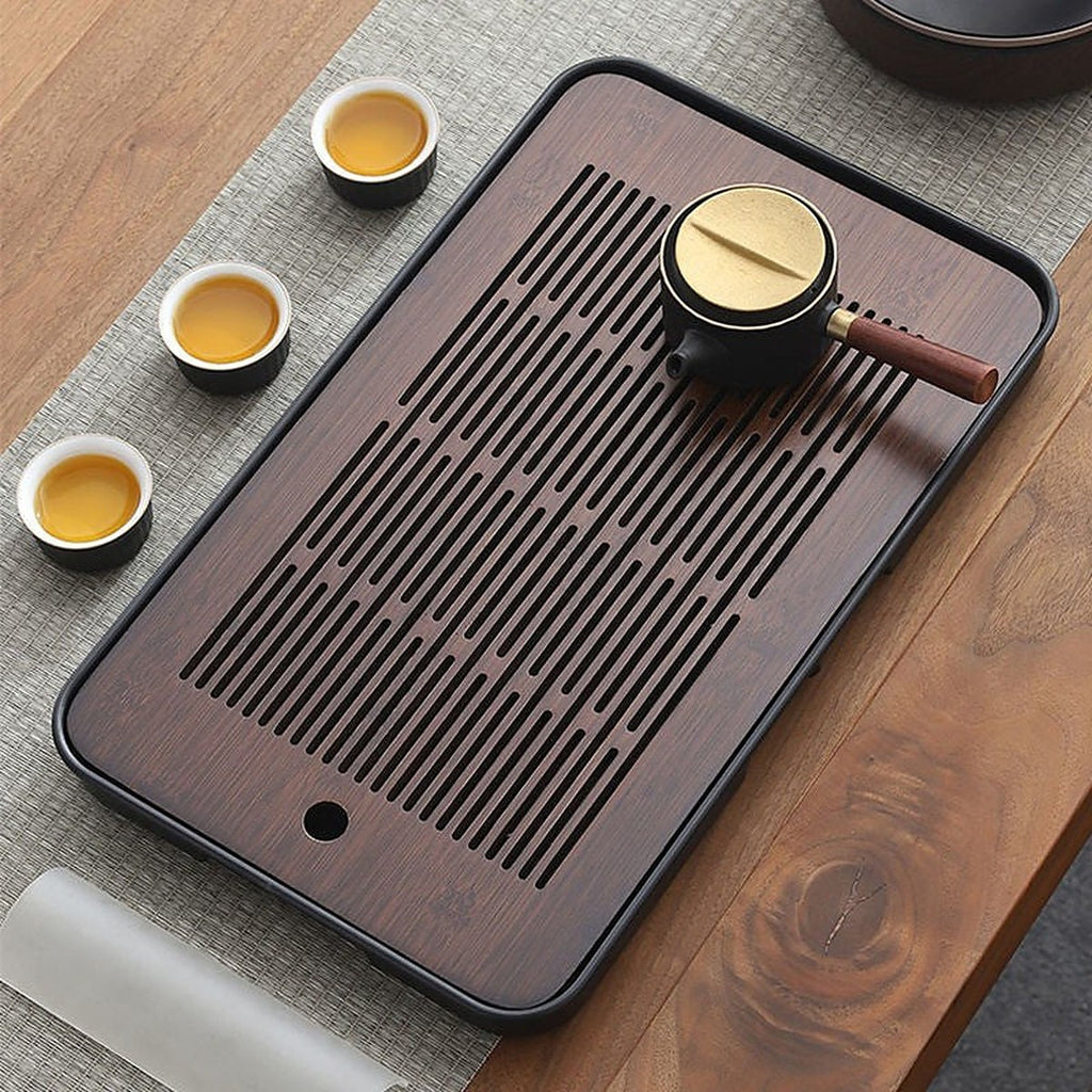 Bamboo tea tray by Glow Ritual