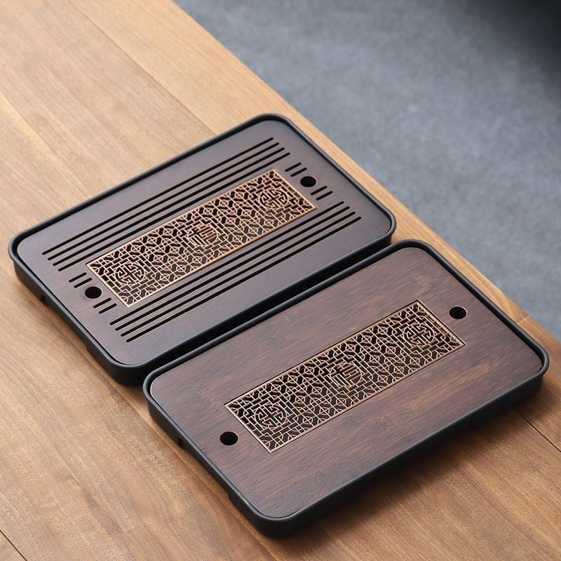 Bamboo tea tray by Glow Ritual