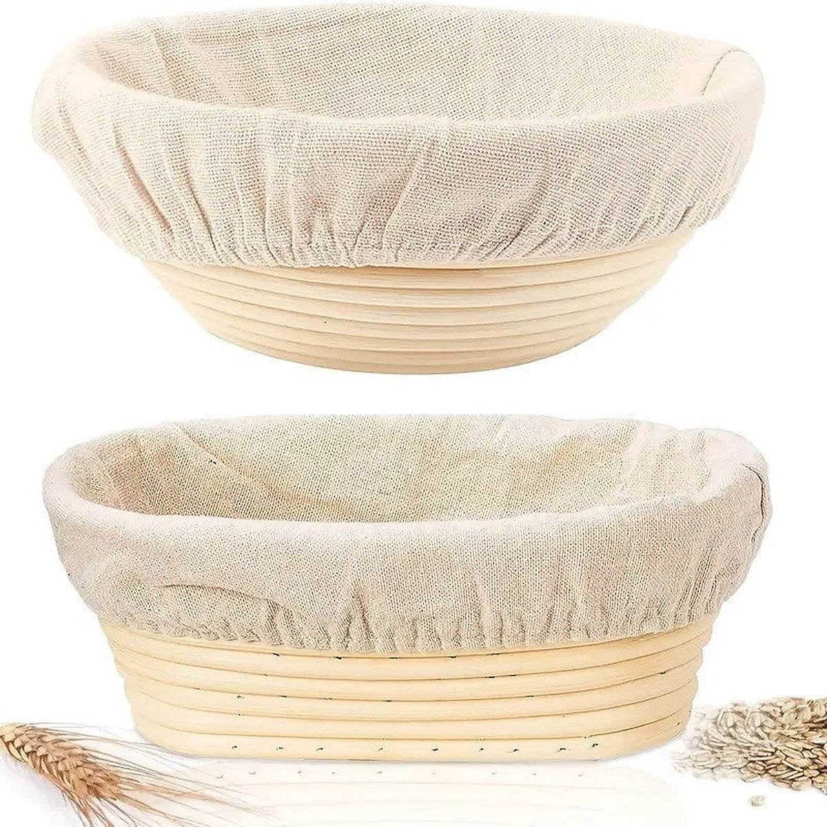 Banneton proofing basket by Glow Ritual