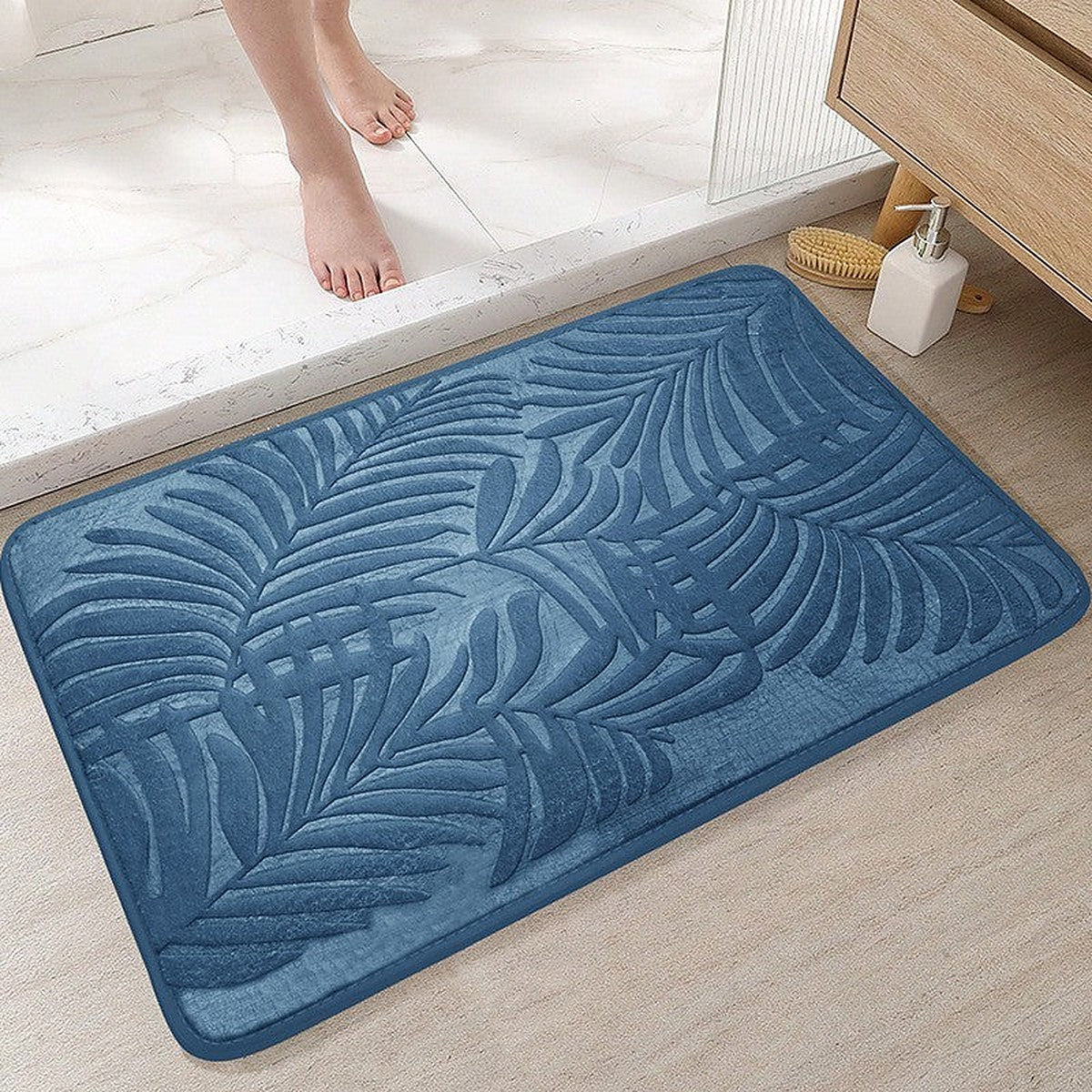 Memory foam bath mat by Glow Ritual