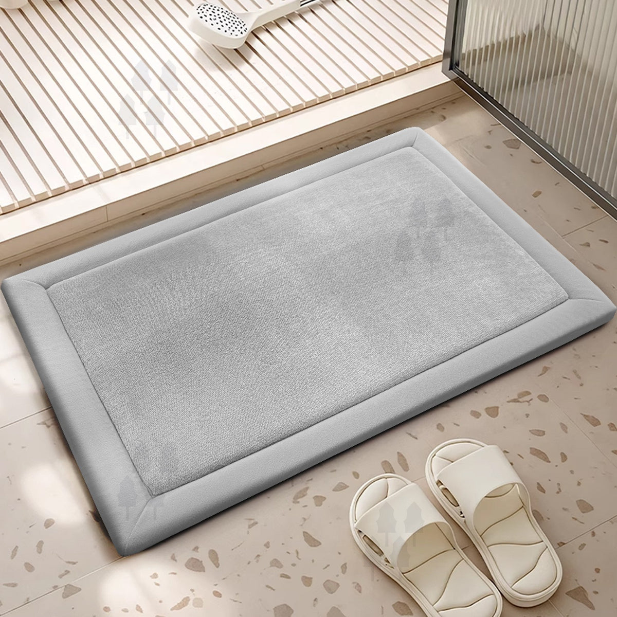 Memory foam bath mat by Glow Ritual