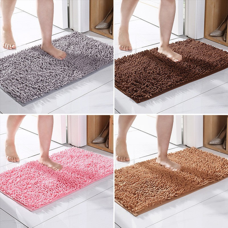 Chenille bath rug by Glow Ritual