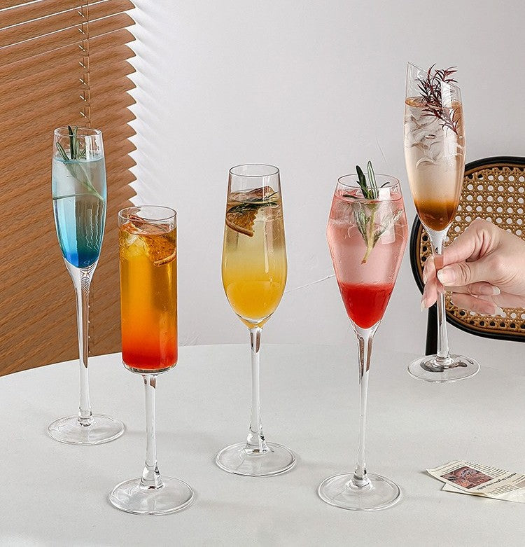 Champagne flutes by Glow Ritual