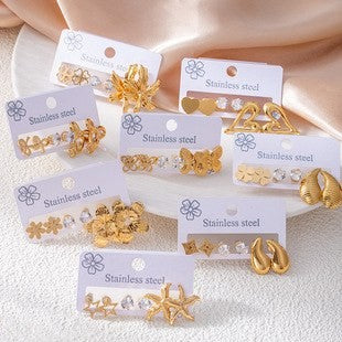 Hoop earrings set by Glow Ritual