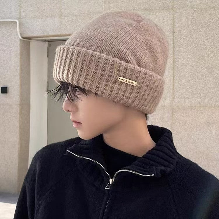 Slouchy knit beanie by Glow Ritual