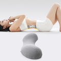 Memory foam lumbar pillow for bed by Glow Ritual