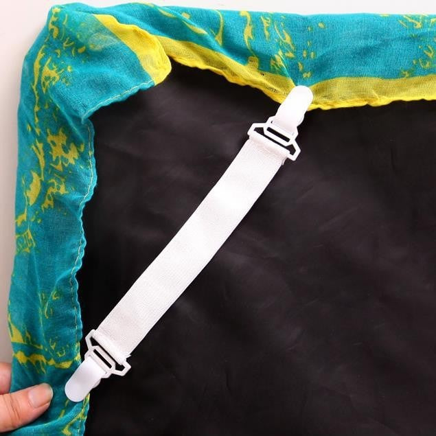 Bed sheet suspenders by Glow Ritual