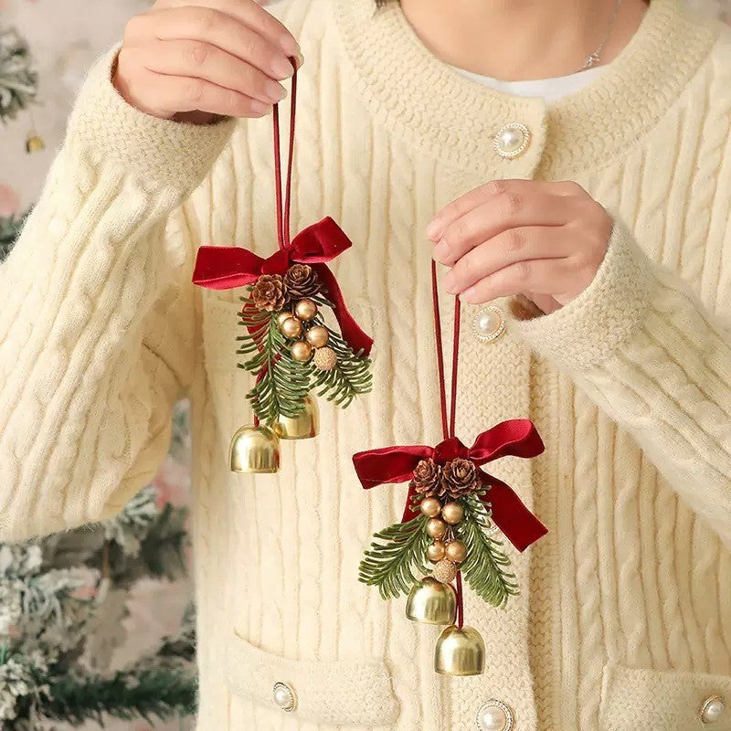 Christmas bell door hanger by Glow Ritual