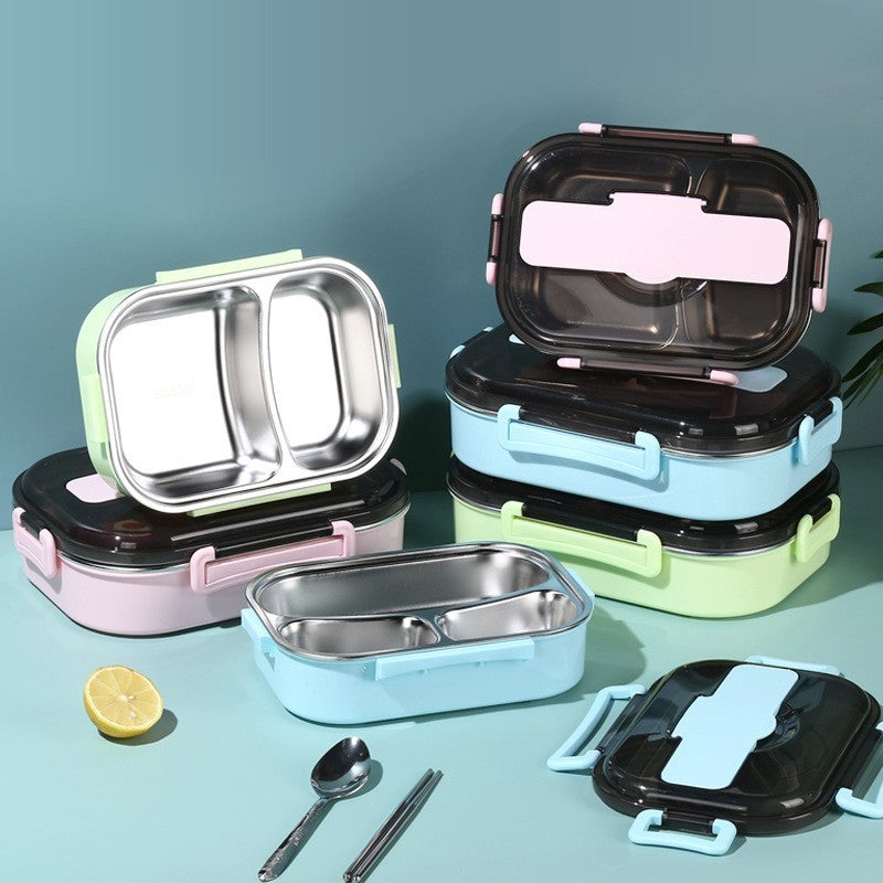 Stainless steel bento box by Glow Ritual