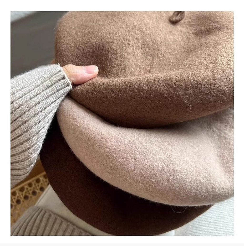 Wool beret by Glow Ritual