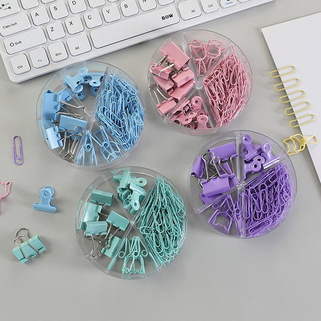 Binder clips and pushpins set by Glow Ritual