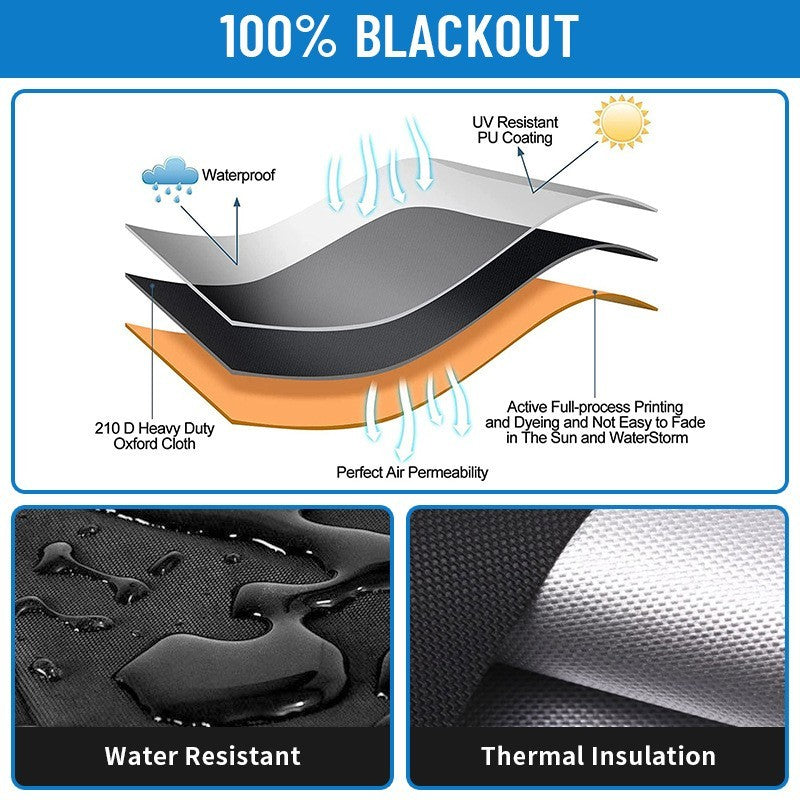 Portable blackout curtain by Glow Ritual
