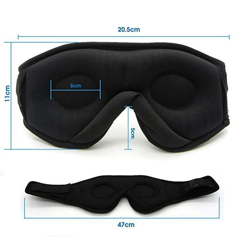 Bluetooth sleep mask with speakers by Glow Ritual