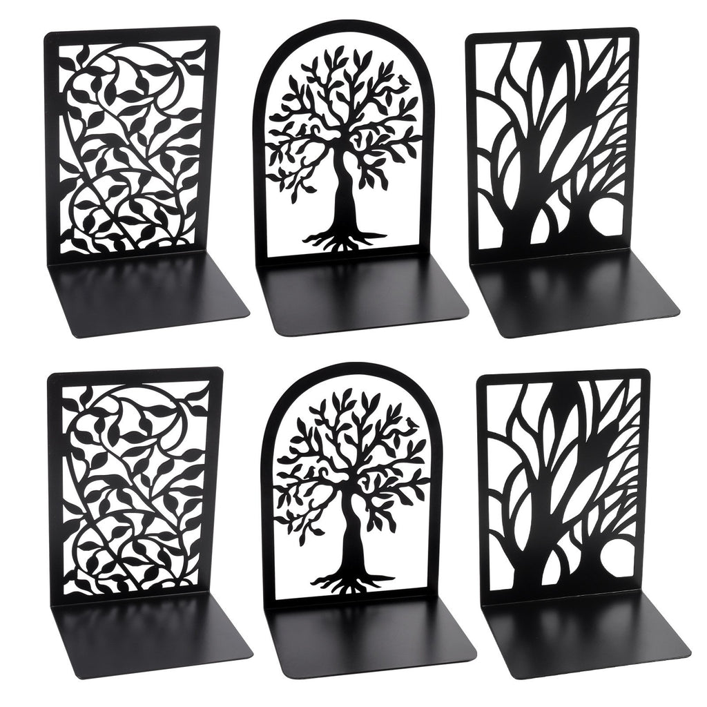 Metal tree bookends by Glow Ritual