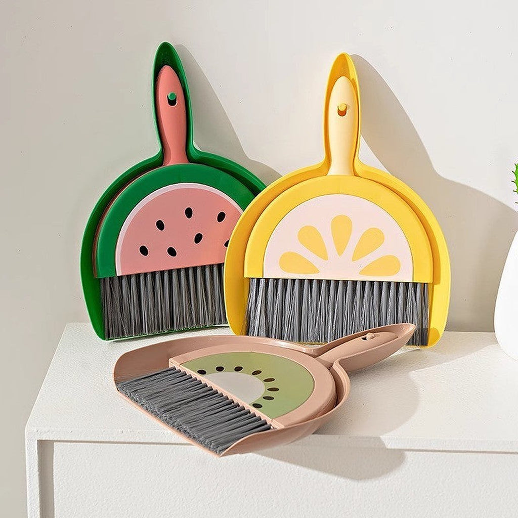 Mini broom and dustpan set by Glow Ritual