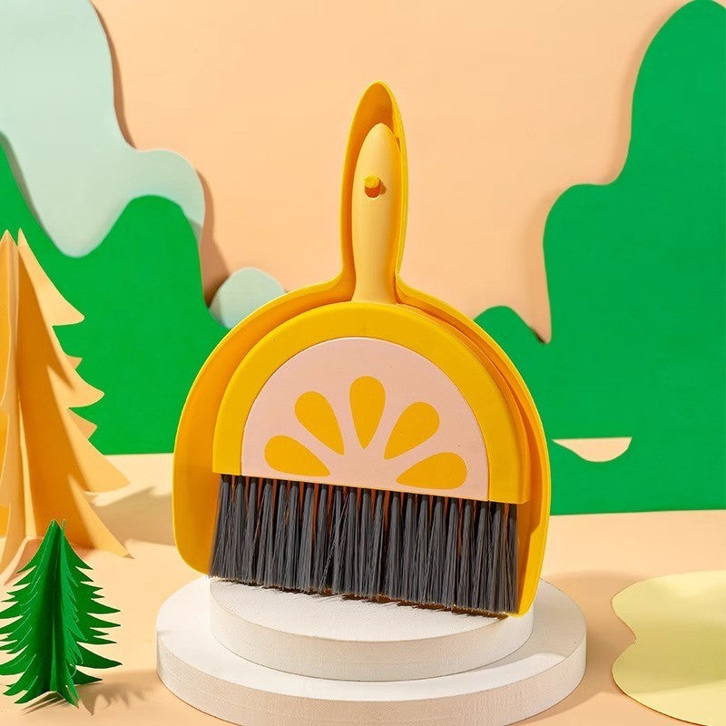 Mini broom and dustpan set by Glow Ritual