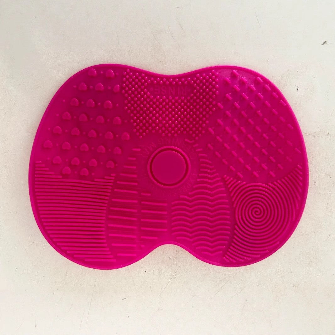 Silicone makeup brush cleaning mat by Glow Ritual