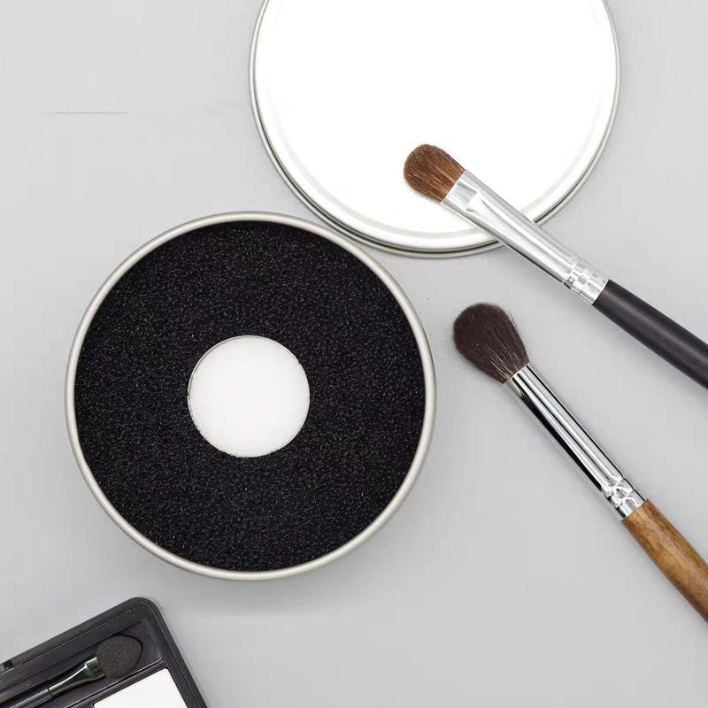 Makeup brush dry cleaning sponge by Glow Ritual