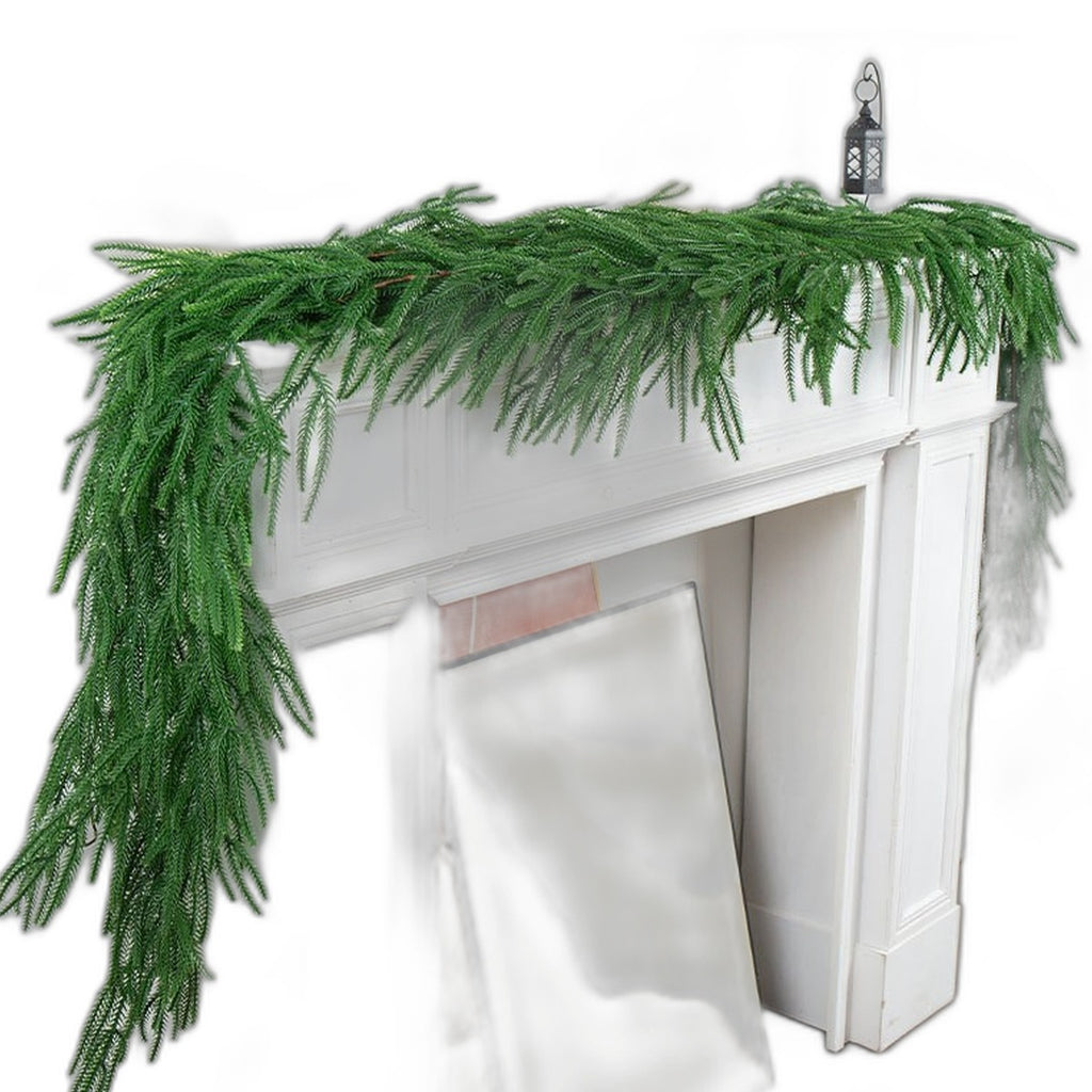 Artificial pine garland by Glow Ritual
