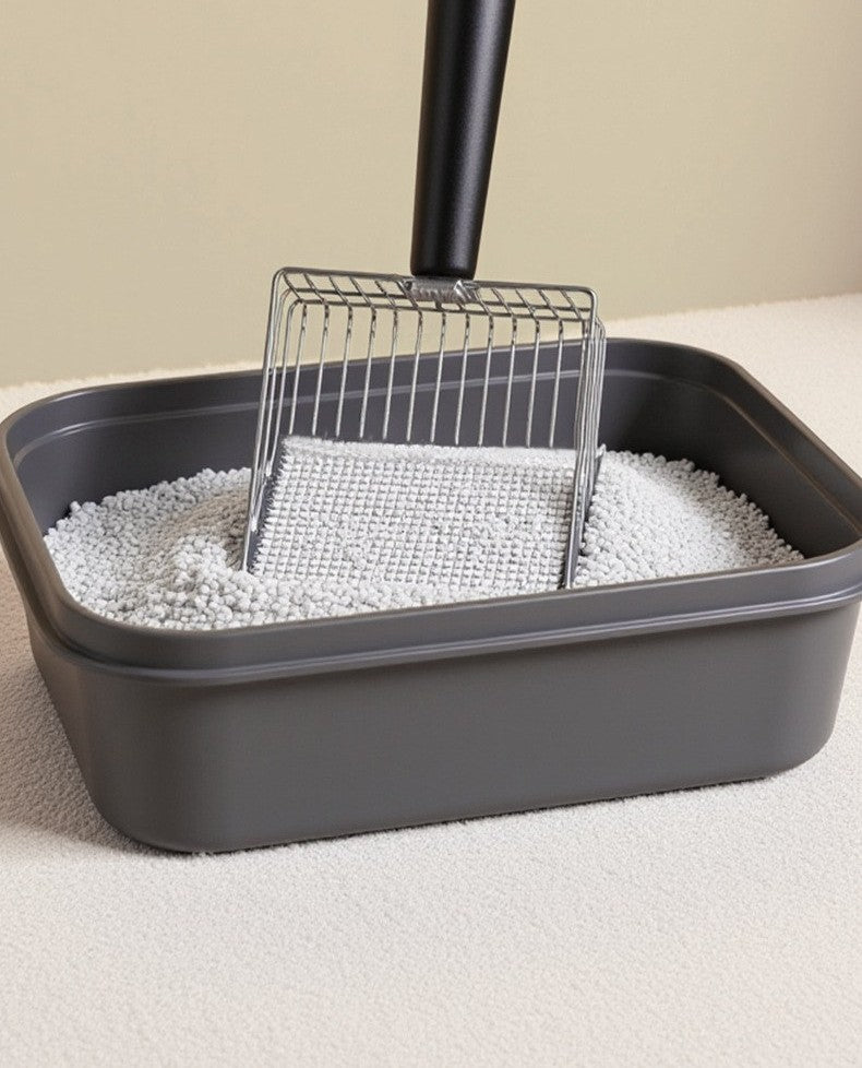 Metal cat litter scoop with holder by Glow Ritual