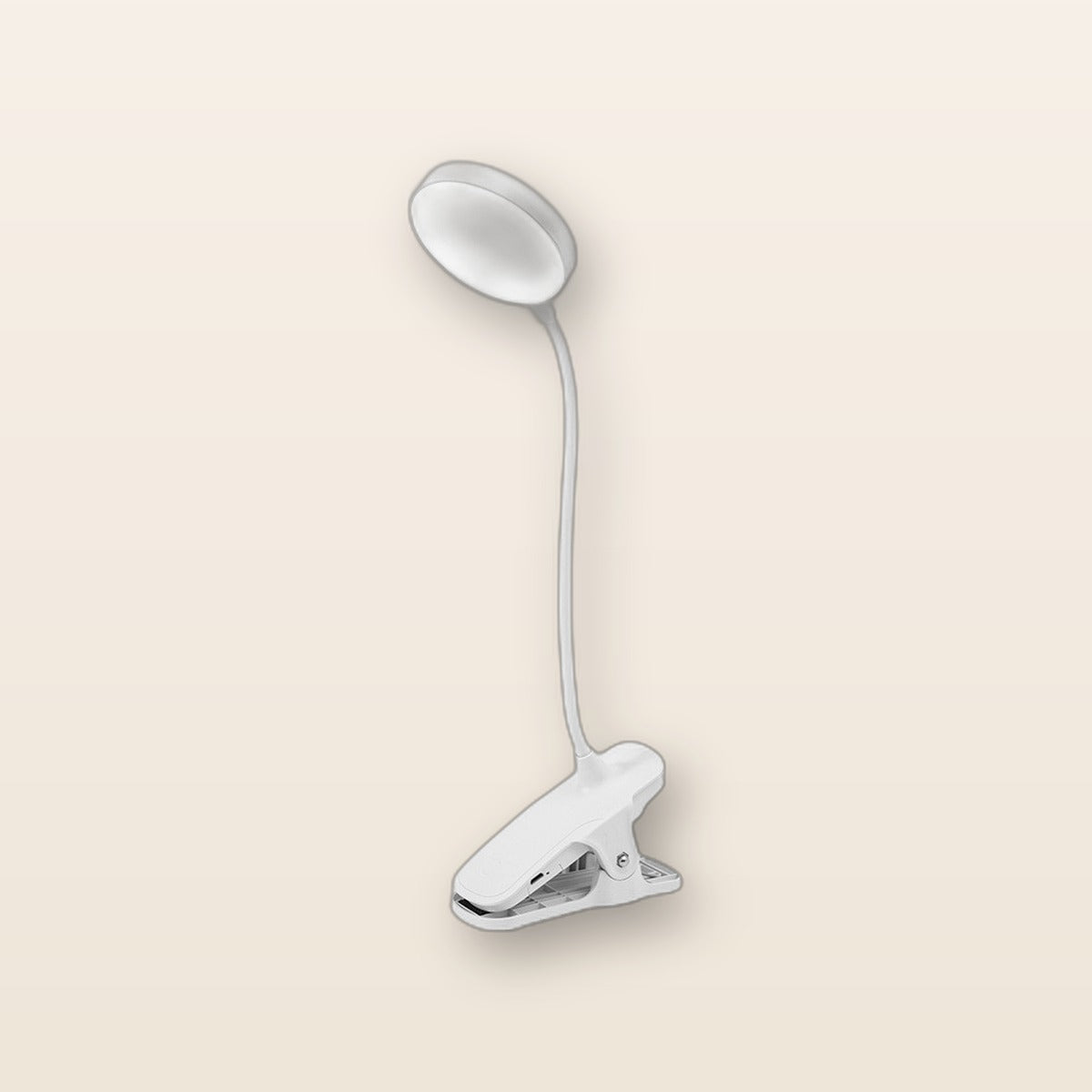 Rechargeable clip-on reading light by Glow Ritual