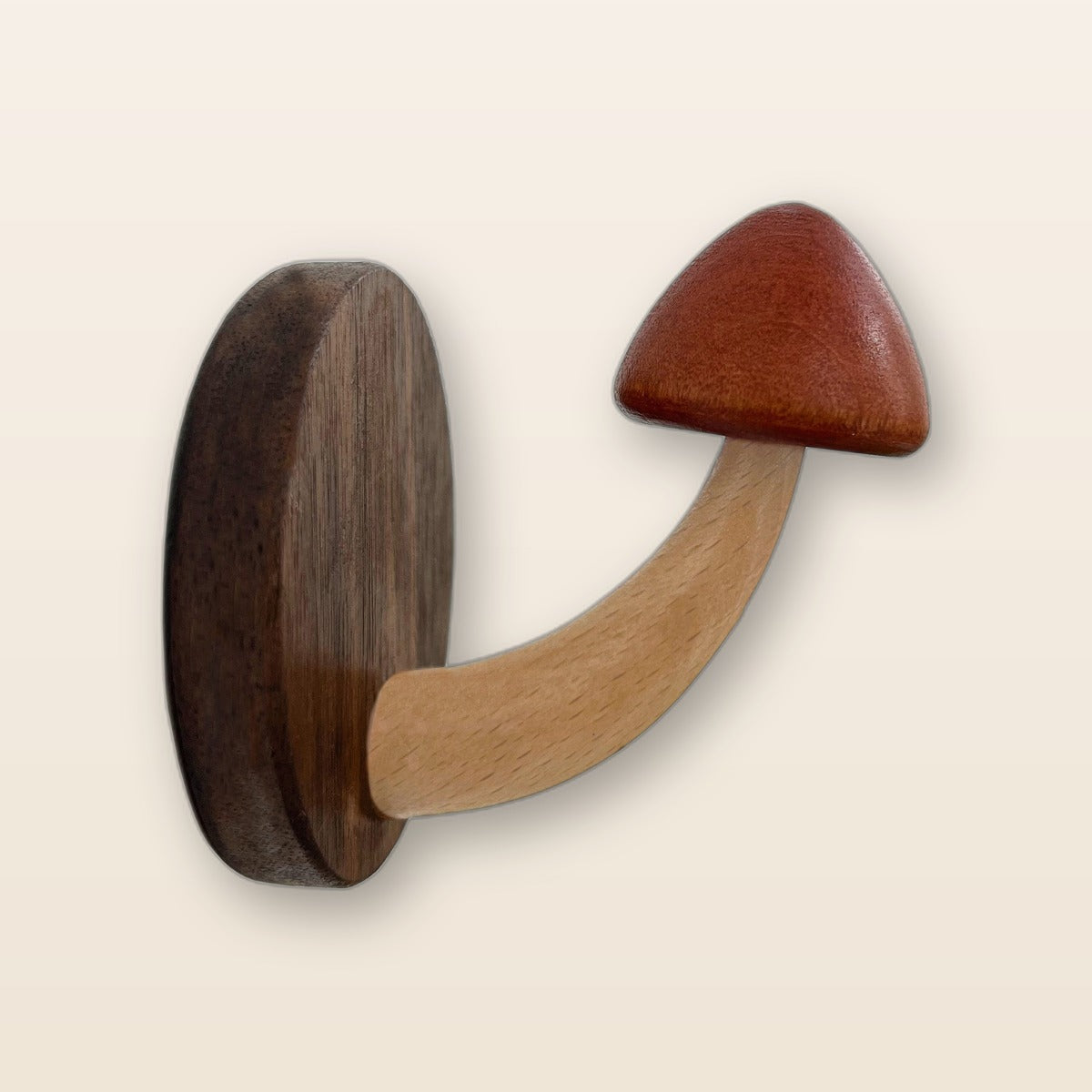 Mushroom wall hook by Glow Ritual