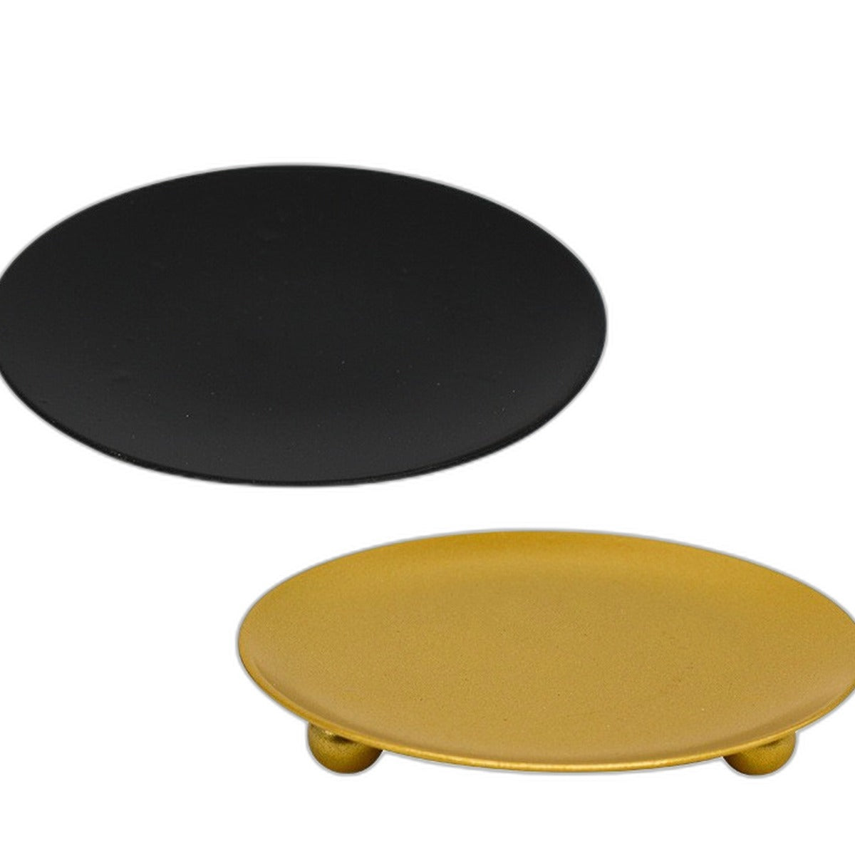 Nordic iron candle plate by Glow Ritual