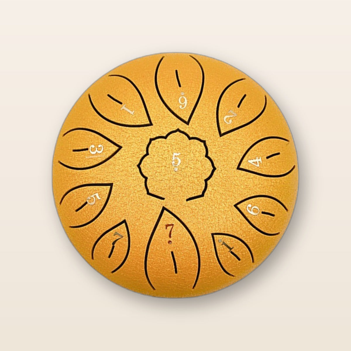 Steel tongue drum by Glow Ritual