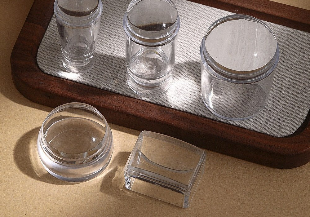 Clear silicone nail stamping kit by Glow Ritual