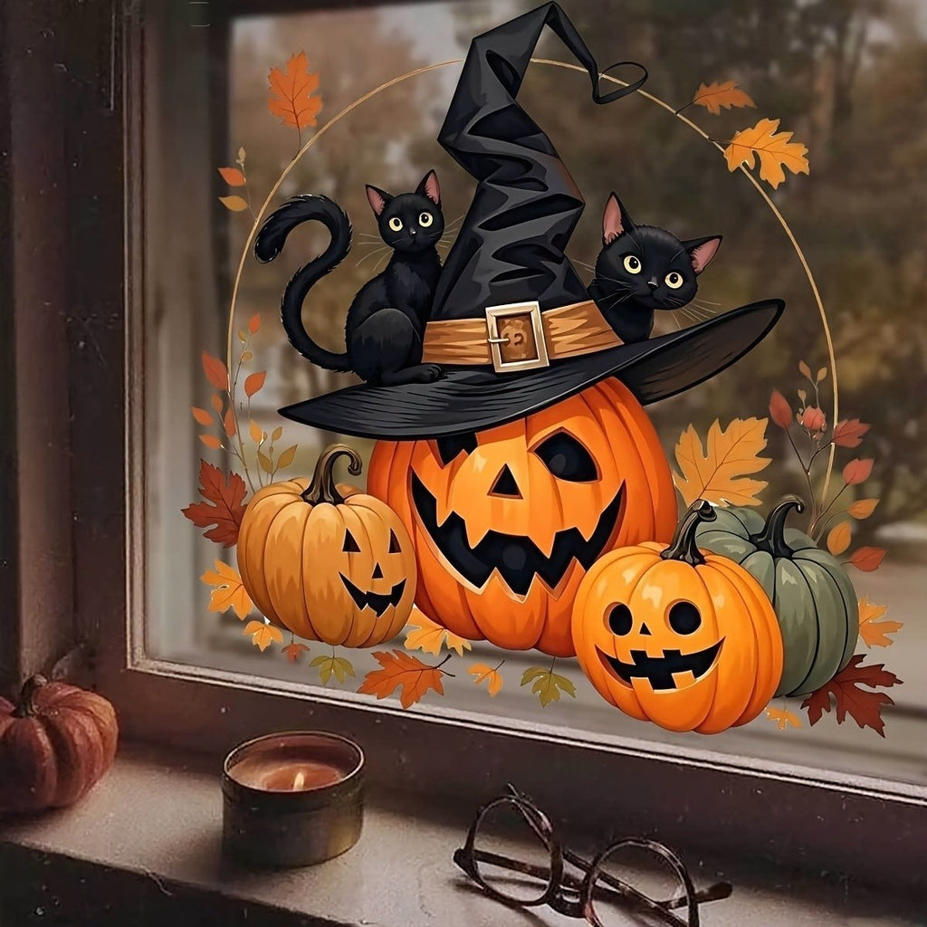 Halloween window clings by Glow Ritual