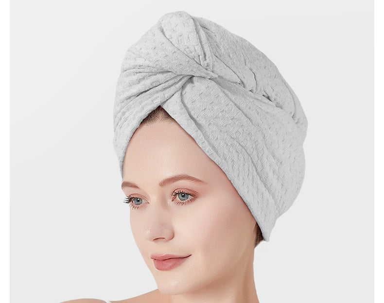 Microfiber hair towel wrap by Glow Ritual