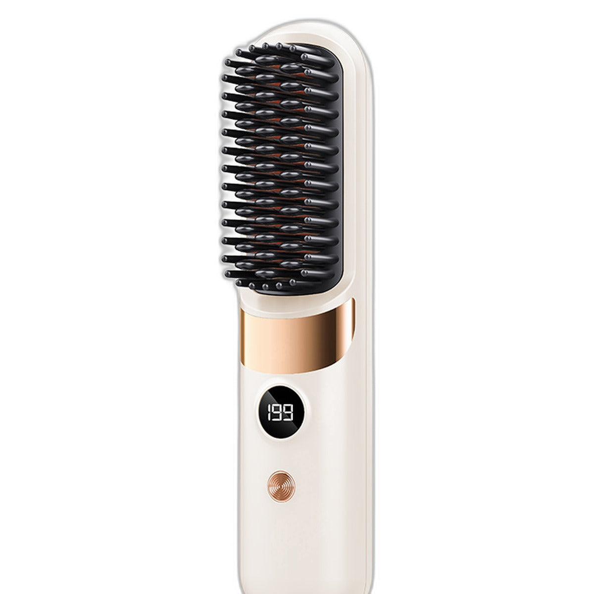 Cordless hair straightening brush by Glow Ritual