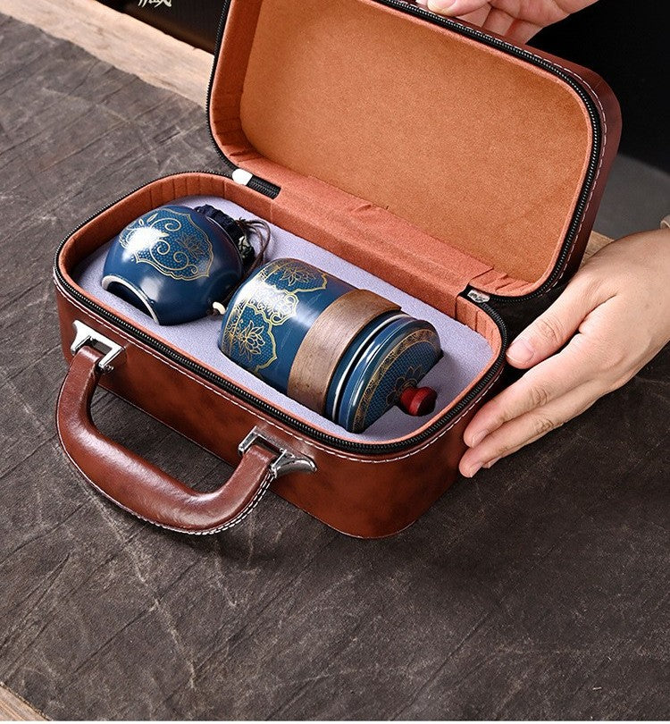 Travel gongfu tea set by Glow Ritual