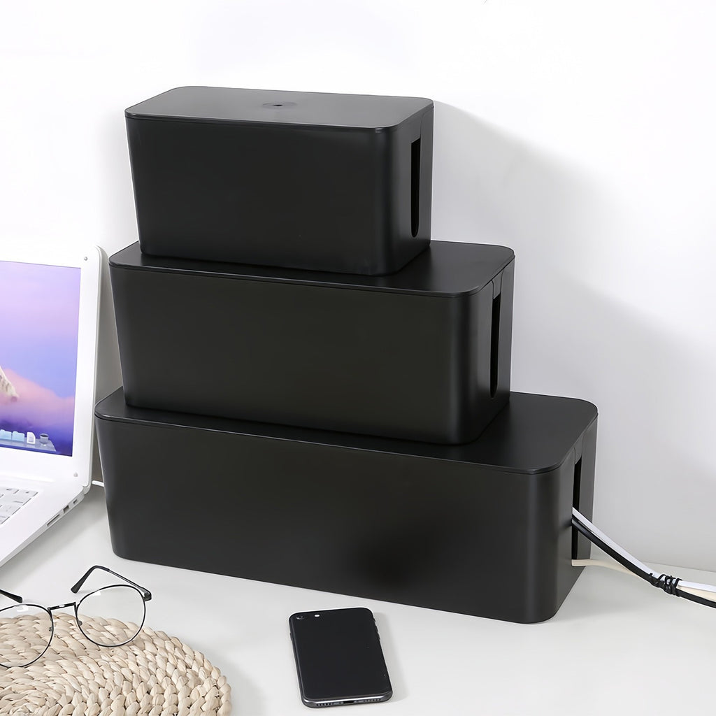 Cable management box by Glow Ritual