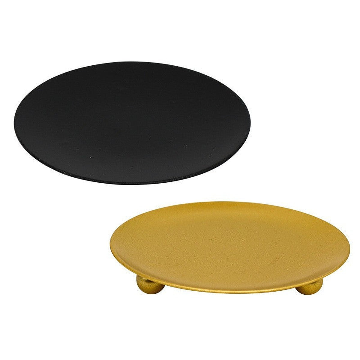 Nordic iron candle plate by Glow Ritual