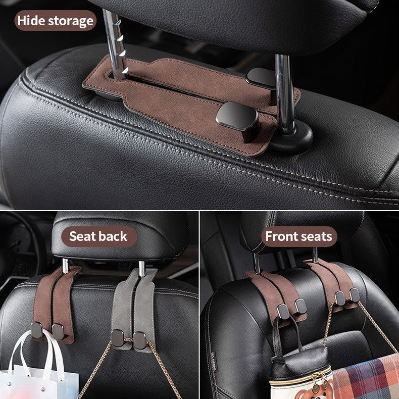 Car headrest hooks by Glow Ritual