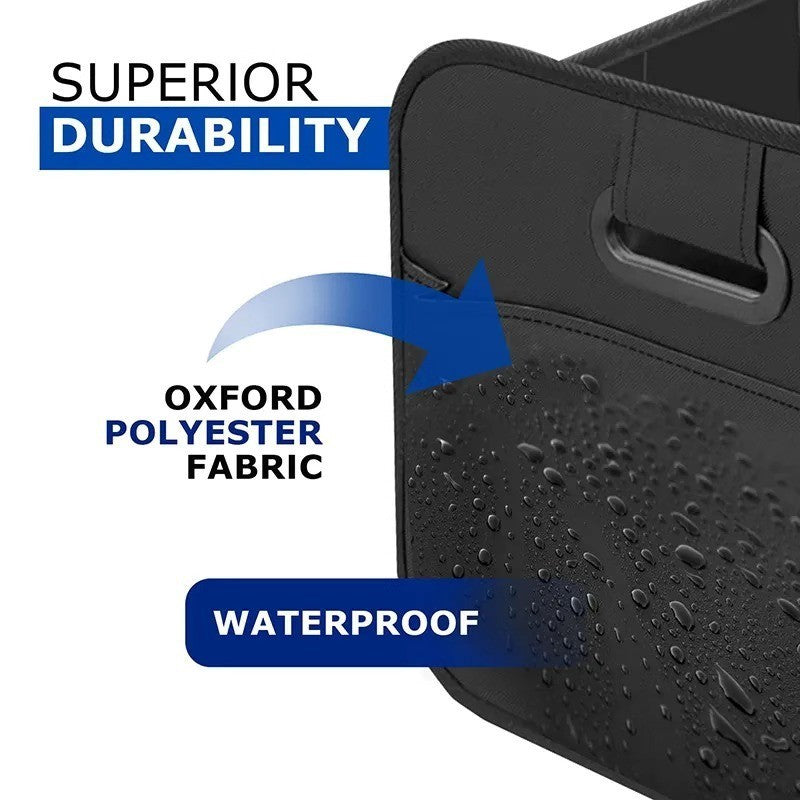 Collapsible car trunk organizer by Glow Ritual