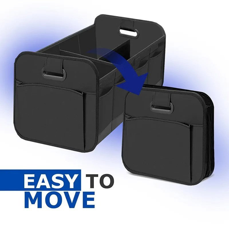 Collapsible car trunk organizer by Glow Ritual
