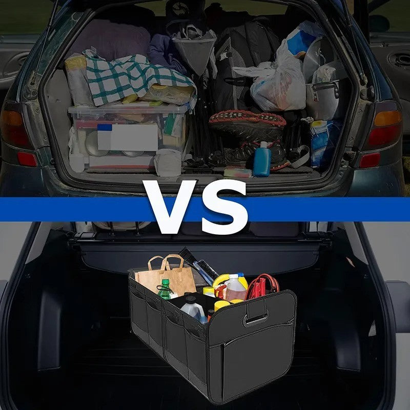 Collapsible car trunk organizer by Glow Ritual