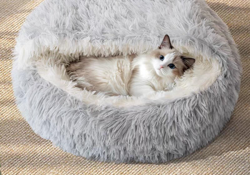 Cat cave bed by Glow Ritual