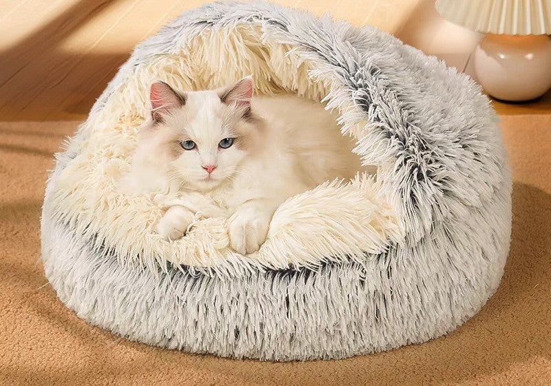 Cat cave bed by Glow Ritual