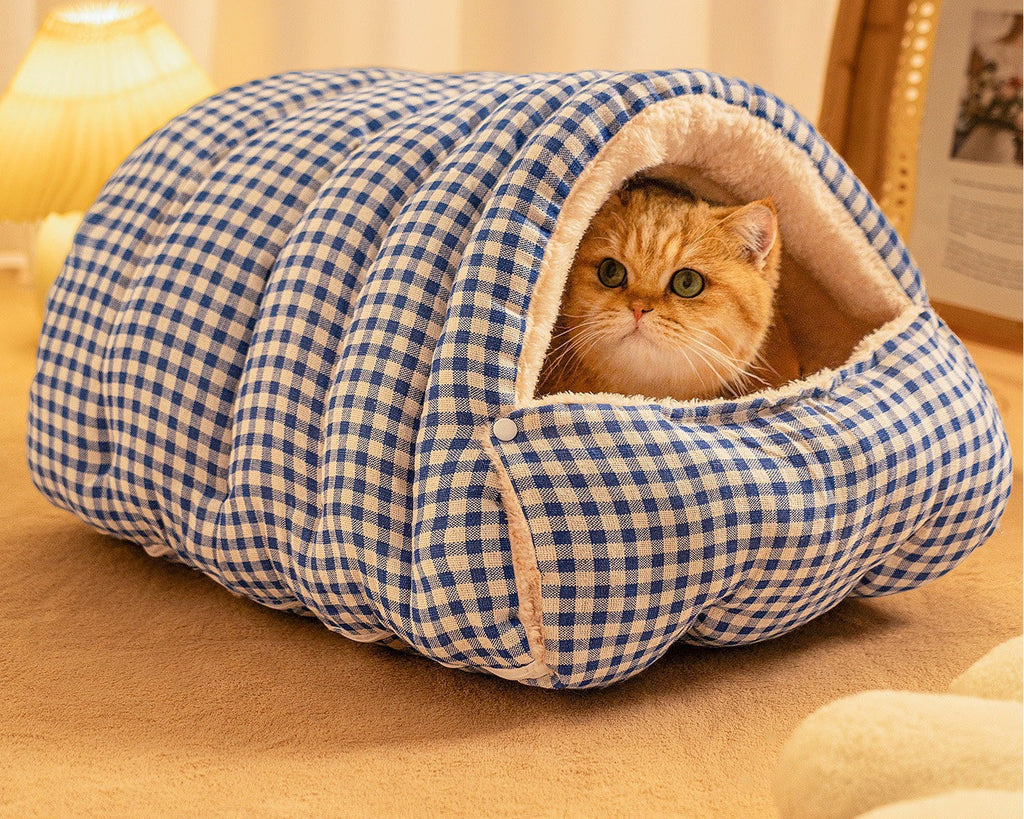 Cat cave bed by Glow Ritual