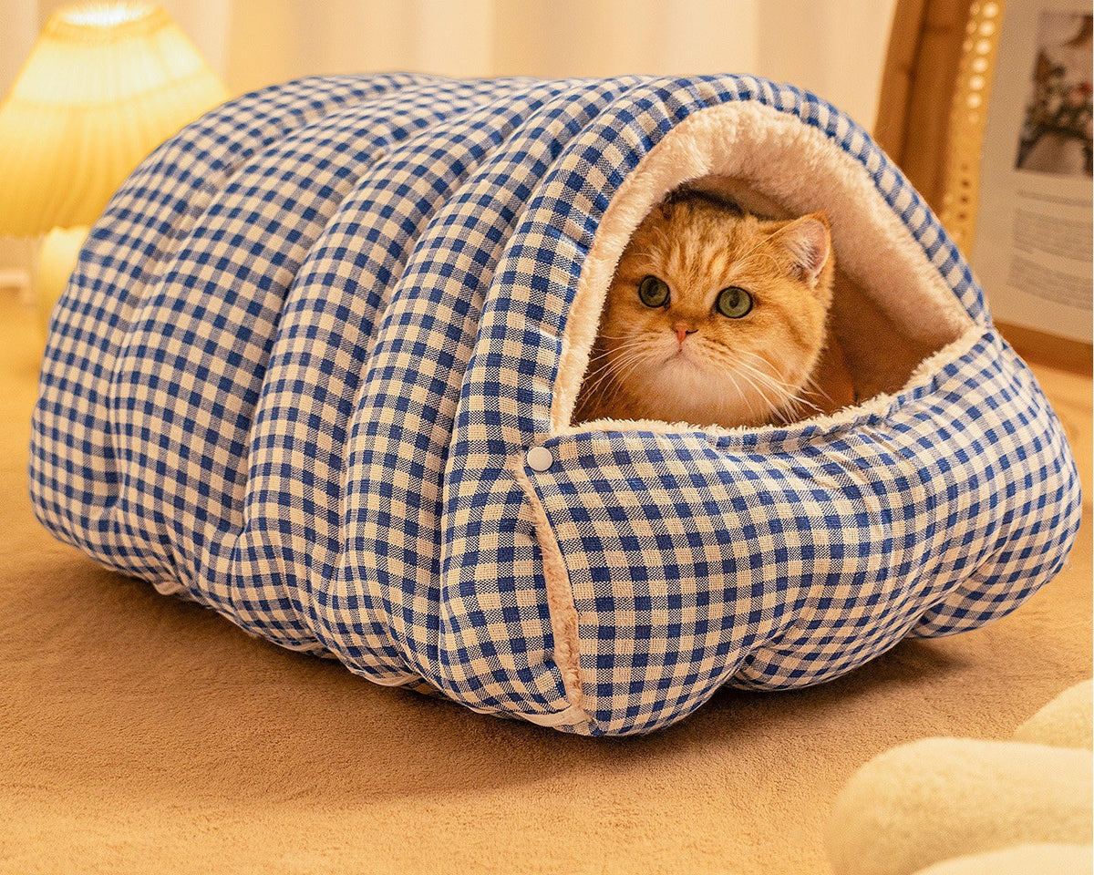 Cat cave bed by Glow Ritual