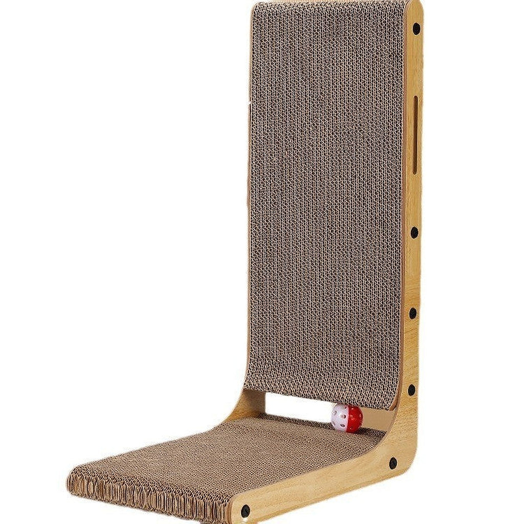 L-shaped cat scratcher lounge by Glow Ritual