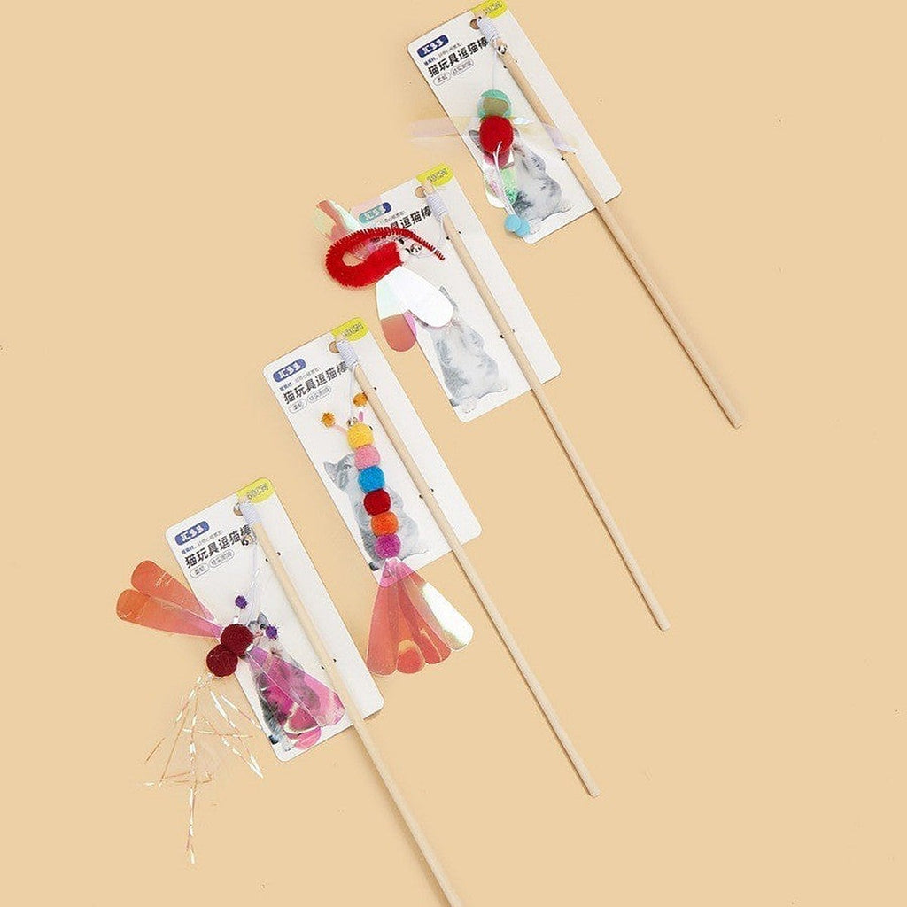 Cat wand toy set by Glow Ritual