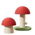 Mushroom cat scratching post by Glow Ritual