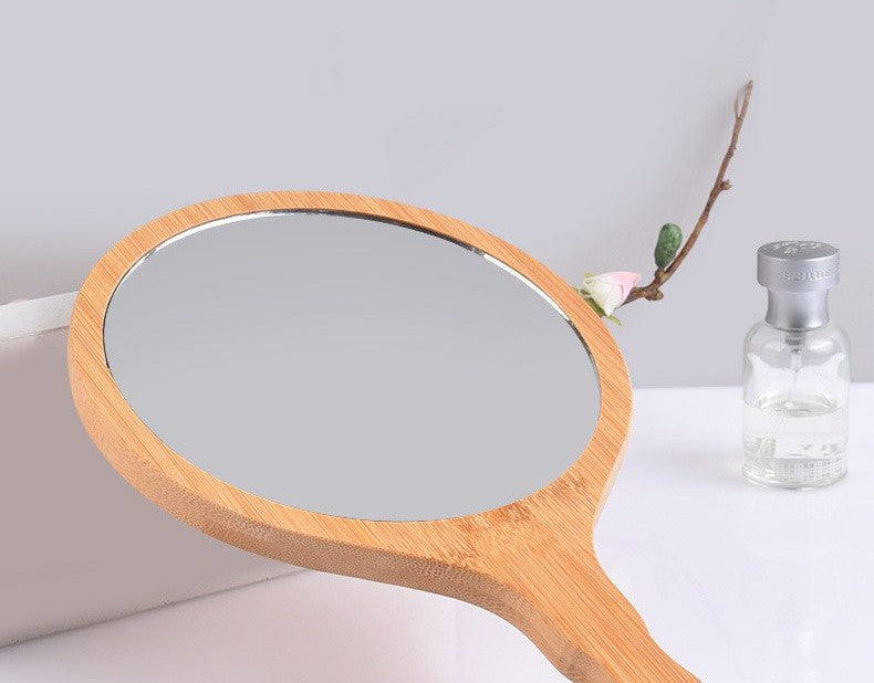 Bamboo hand mirror by Glow Ritual